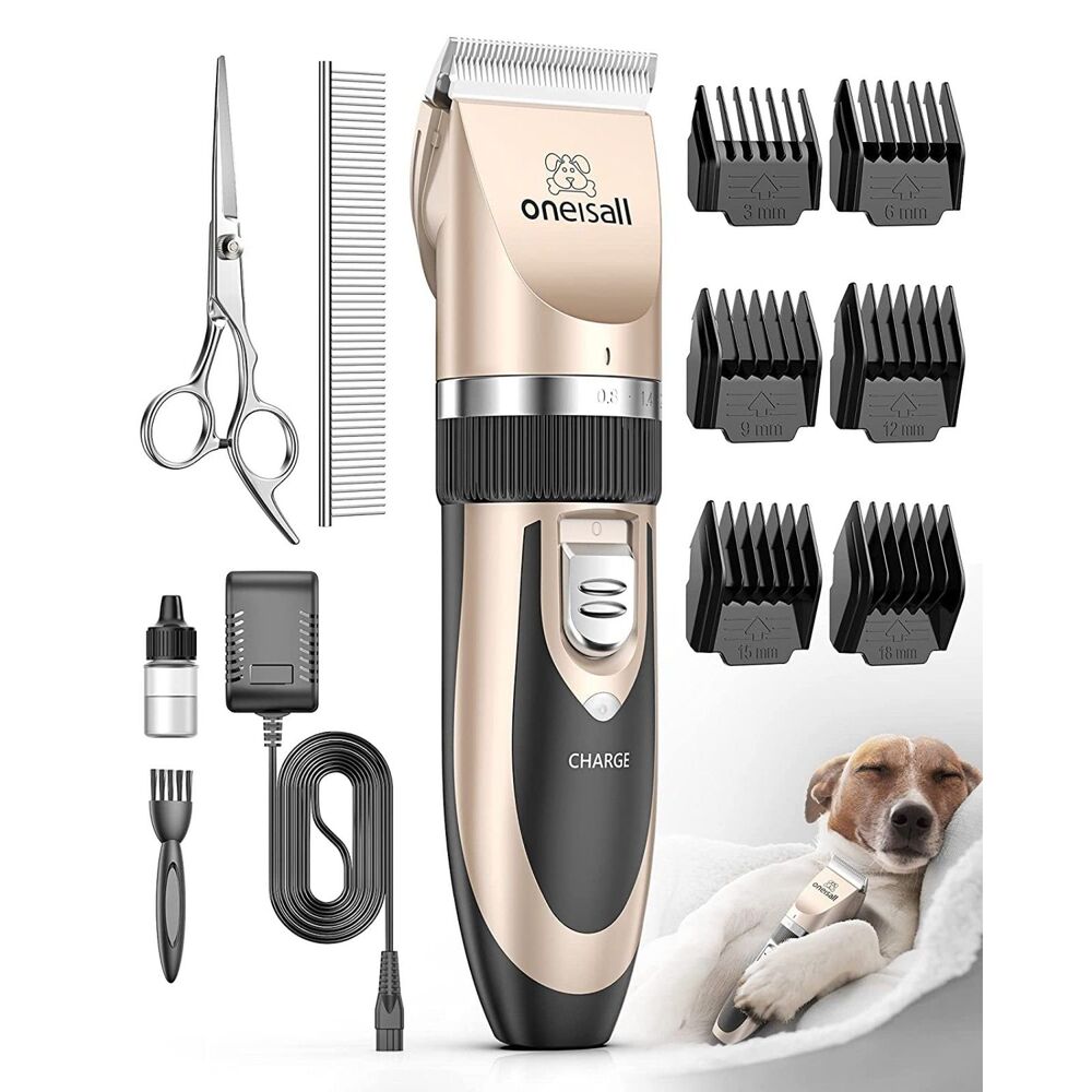 oneisall Dog Clippers Grooming Kit for Dogs Cats Pets